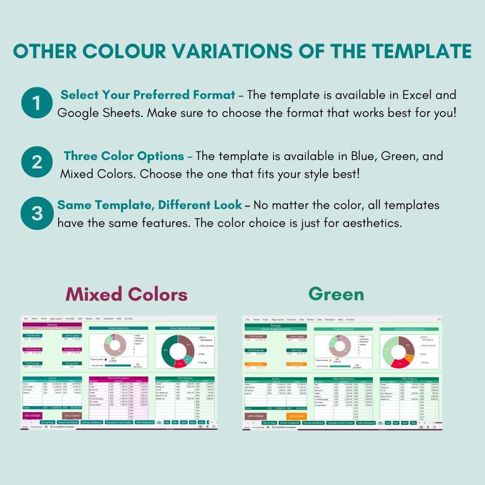Monthly Budgeting Template-EXCEL VERSION - Image 9