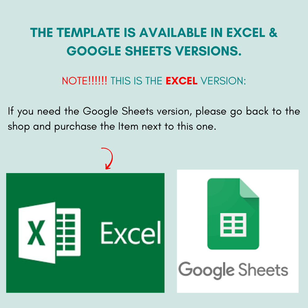 Monthly Budgeting Template-EXCEL VERSION - Image 10