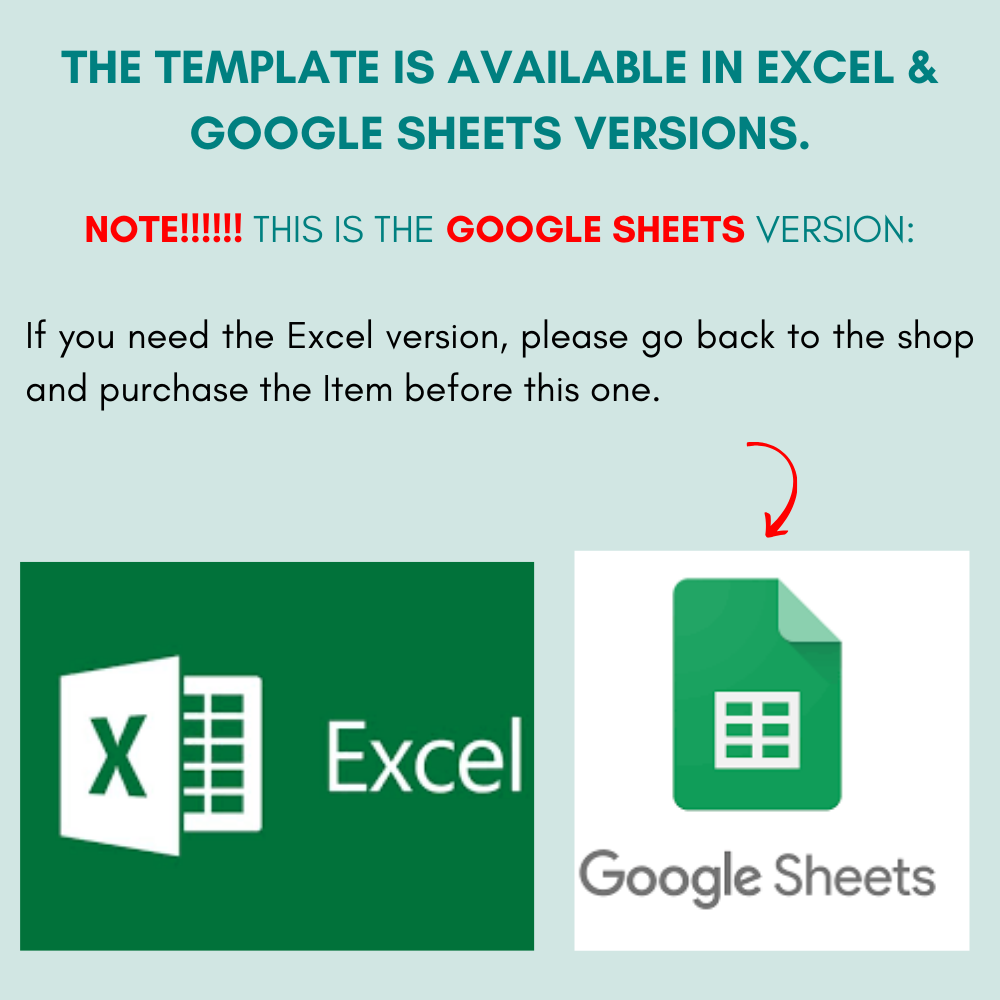 Monthly Budgeting Template-GOOGLE SHEETS VERSION - Image 10